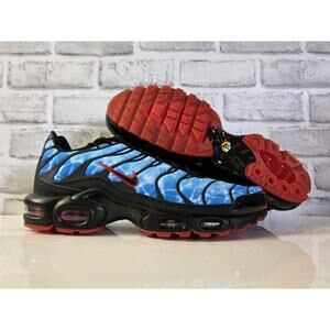 Nike Air Max Plus TN Shark Attack Blue Black Running Shoes HQ3824-001 Men Sz 9.5